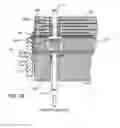 Fig. 15 - MLCC filter on an AIMD circuit board having an external ground plate adjacent to the hermetic seal insulator