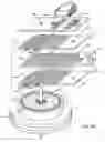 Fig. 27 - MLCC filter on an AIMD circuit board having an external ground plate adjacent to the hermetic seal insulator