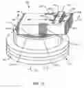Fig. 41 - MLCC filter on an AIMD circuit board having an external ground plate adjacent to the hermetic seal insulator