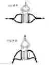 Fig. 29 - Retainer assembly having a rotatable, releasable snap button engagement