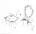 Fig. 01 - Two-part stacking chair