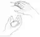 Fig. 01 - Device for cracking an egg