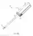 Fig. 17 - Surgical end effector loading device and trocar integration