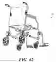 Fig. 35 - Compact wheelchair assembly with removable wheels and methods therefor