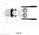 Fig. 12 - STRAPLESS NASAL INTERFACE DEVICE