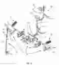 Fig. 10 - EXERCISE MACHINE WITH SEATING AND HANDLEBAR ASSEMBLIES