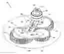 Fig. 01 - Adjustable stroke mechanism for random orbital machine