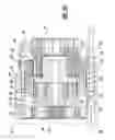 Fig. 13 - Power tool with tool housing and output spindle housing