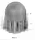 Fig. 08 - Dual cure article of manufacture with portions of differing solubility