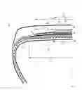 Fig. 01 - Tire comprising a layer of circumferential reinforcement elements
