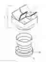 Fig. 01 - MEDICINAL STORAGE-INCORPORATING COVER FOR CUPS