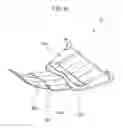 Fig. 11 - Paper ejection tray assembly with ribs