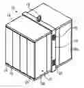 Fig. 01 - Elevator car including flatbar covering joint between adjacent wall elements