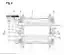 Fig. 03 - Closing mechanism for the mold halves of an I.S. machine