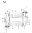 Fig. 07 - Closing mechanism for the mold halves of an I.S. machine