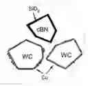 Fig. 01 - Tungsten carbide-cubic boron nitride composite material and preparation method thereof