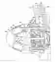 Fig. 01 - Engine with nose cone heat exchanger and radially outer discharge