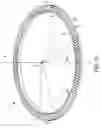Fig. 14 - Elliptically interfacing wobble motion gearing system and method