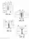Fig. 04 - LED light linear strip, mounting structure and clip assembly