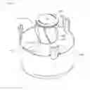 Fig. 11 - Apparatus for both humidification and air cleaning
