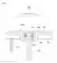 Fig. 10 - Apparatus for both humidification and air cleaning