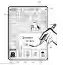 Fig. 01 - Messaging device having a graphical user interface for initiating communication to recipients