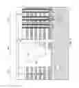 Fig. 10 - Field effect transistor with a multilevel gate electrode for integration with a multilevel memory device
