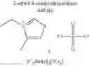 Fig. 32 - Synthesis of hetero ionic compounds using dialkylcarbonate quaternization
