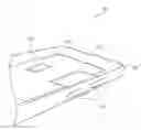 Fig. 01 - UNIBODY CONTACT FEATURES ON A CHASSIS SHELL OF A MOBILE DEVICE