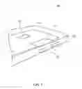 Fig. 02 - Co-mold features on a chassis shell of a mobile device