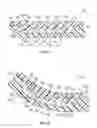Fig. 13 - Sole structure for an article of footwear having a nonlinear bending stiffness with compression grooves and descending ribs