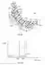 Fig. 15 - Sole structure for an article of footwear having a nonlinear bending stiffness with compression grooves and descending ribs