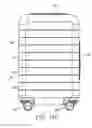 Fig. 59 - Luggage system employing a telescopically-extendable handle and rechargeable power supply assembly