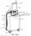 Fig. 68 - Luggage system employing a telescopically-extendable handle and rechargeable power supply assembly