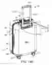 Fig. 69 - Luggage system employing a telescopically-extendable handle and rechargeable power supply assembly