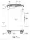 Fig. 71 - Luggage system employing a telescopically-extendable handle and rechargeable power supply assembly