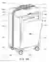 Fig. 88 - Luggage system employing a telescopically-extendable handle and rechargeable power supply assembly