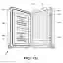 Fig. 92 - Luggage system employing a telescopically-extendable handle and rechargeable power supply assembly