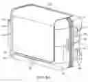 Fig. 35 - Hard-shell luggage system having a telescopically-extendible handle and rechargeable battery supply assembly, and a compression-pad subsystem and a laundry bag subsystem