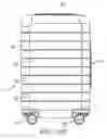 Fig. 59 - Hard-shell luggage system having a telescopically-extendible handle and rechargeable battery supply assembly, and a compression-pad subsystem and a laundry bag subsystem