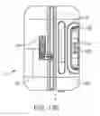 Fig. 61 - Hard-shell luggage system having a telescopically-extendible handle and rechargeable battery supply assembly, and a compression-pad subsystem and a laundry bag subsystem