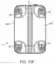 Fig. 62 - Hard-shell luggage system having a telescopically-extendible handle and rechargeable battery supply assembly, and a compression-pad subsystem and a laundry bag subsystem