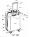 Fig. 69 - Hard-shell luggage system having a telescopically-extendible handle and rechargeable battery supply assembly, and a compression-pad subsystem and a laundry bag subsystem