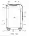 Fig. 71 - Hard-shell luggage system having a telescopically-extendible handle and rechargeable battery supply assembly, and a compression-pad subsystem and a laundry bag subsystem