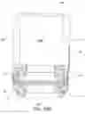 Fig. 86 - Hard-shell luggage system having a telescopically-extendible handle and rechargeable battery supply assembly, and a compression-pad subsystem and a laundry bag subsystem
