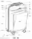 Fig. 88 - Hard-shell luggage system having a telescopically-extendible handle and rechargeable battery supply assembly, and a compression-pad subsystem and a laundry bag subsystem