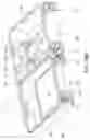 Fig. 95 - Hard-shell luggage system having a telescopically-extendible handle and rechargeable battery supply assembly, and a compression-pad subsystem and a laundry bag subsystem