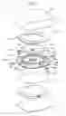 Fig. 08 - Cosmetic pot having a lid with a translationally moved coupling element