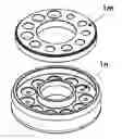 Fig. 01 - Molds for custom dental implant abutments and impression posts
