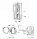 Fig. 43 - Package assembly for or with a tampon applicator